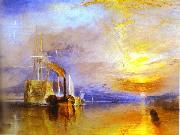 J.M.W. Turner Fighting Temeraire Tugged to Her Last Berth to Be Broken up Spain oil painting reproduction